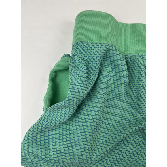 Nike Phoenix Sweat Shorts Women’s L Green High Elastic Waist Logo Print - Picture 11 of 11